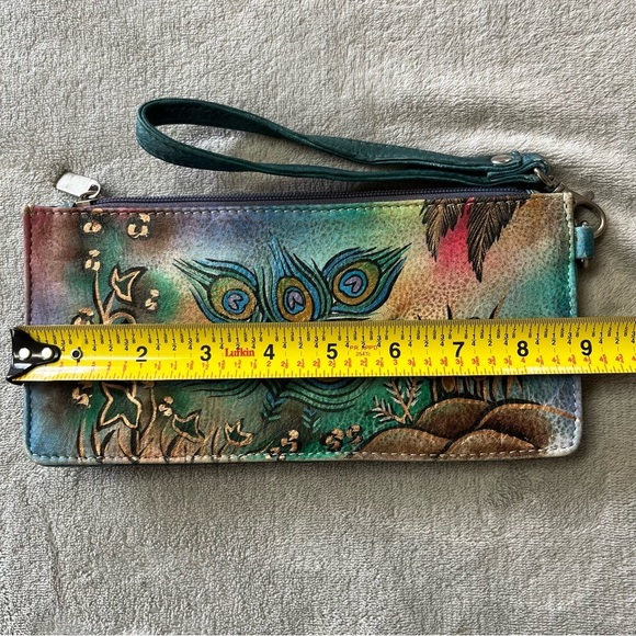 Biacci Hand Painted Leather Wallet - Picture 7 of 13